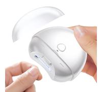 Filer à ongles automatique - 2.64x2.64x1.1 pouces coupés pour ongles électriques, coupe-ongles silencieux rechargeable, cordon de sécurité | Pour les âgés