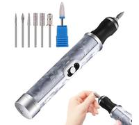 Filer à ongles électrique - Grinder d'ongles pour ongles épais humains, perceuse portable | Fichier d'ongles rechargeable avec vitesses réglables, faible bruit, moteur puissant pour broyer, polir