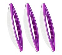 Files à ongles Chamois, tampons d'ongles 3PCS, File de cire de buffage outil poulain cuir mouton professionnel pour salon professionnel ou maison manucure cosmétique à domicile