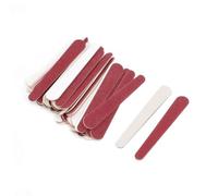 Files de ongles jetables, 50pcs mini cartes émercaires doubles, manucure outils abrasifs pour les soins à ongles / 7, 8x1, 2 cm