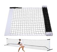 Filet à billes de cornichon extérieur intérieur, filet à balle de cornichon de badminton - Règlement standard en intérieur Pickle Ball Court Netting - PRATIQUE PORTABLE Volleyball Sports Supplies pour