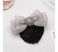 Filet à cheveux avec nœud pour femme - Filet à cheveux pour femme - Gris - Style 2