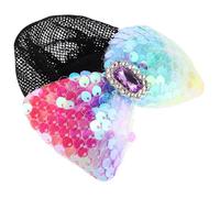 Filet à Cheveux de Ballet à Paillettes pour Fille, Tulle | Maintien Sécurisé, Création de Chignon Facile, Usage Polyvalent, pour Cours de Danse Latino-américaine et Ballet