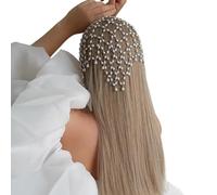 Filet à cheveux en perles artificielles populaires, couvre-chef pour événement de danse nuptiale et occasions spéciales, ornement de cheveux, décoration pour femmes