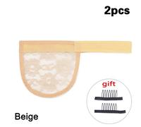 Filet À Cheveux Pour Queue De Cheval Afro,Extension Capillaire De Qualité Pour Chignon,Bande Magique,Bon Marché,1 À 5 Pièces - Type 2-Beige-2-Comb