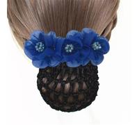 Filet À Chignon Pour Femmes Ensemble filet for hôtesse de l'air, épingle à cheveux en forme de disque et de fleur(Colour 4)