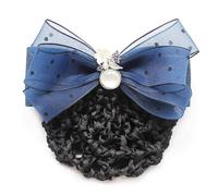 Filet À Chignon Pour Femmes Réseau professionnel de coiffures à nœud papillon et fleur de tête(Color 3)