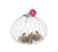 Filet À Crabe En Fil D'acier - Pièges À Crabe De Pêche, Filet Métallique Automatique | Outil De Capture Multifonctionnel, Conception De Construction En Acier Souple Pour Poissons, Homards, Crabes,
