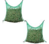 vidaXL Filet à foin 2 pcs Carré 0,9 x 1,5 m PP
