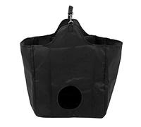 Filet a Foin Chevaux, Tissu Oxford 600D Filet Alimentation Résistant Imperméable Grande Capacité Polyester Renforcé Sac à Foin pour pour Propriétaires Chevaux et Écuries Sac à Foin Portable (Noir)