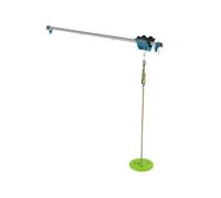 Filet à grimper et tyrolienne SKYWOOD en bois FSC® marron