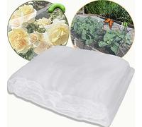 Filet à légumes - Filet Anti-Insectes en polyéthylène - Maille Fine - Protection Contre Les Mouches - 2 x 10 m - pour Jardins de légumes, Jardins de Fleurs, Fruits - 40 Mailles