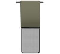 Filet à linge pour machine à laver - Taille XL - Évolutif - 126 x 45 cm - Avec fermeture éclair - Haute respirabilité - Pour gymnases, hôpitaux, voyages d'affaires, voyages - Vert armée