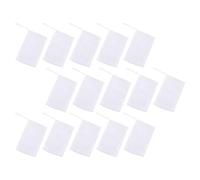 Filet à Mousse Nettoyante Visage à Double Couche, Lot de 50, Pe | Maille à Cordon Blanc à Suspendre Facile Drainage Rapide Fermeture Pratique