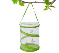 Filet à papillons, habitat papillon - Cage pop-up pliable avec boîtier en maille transparente, cage en filet portable, habitat pour chenilles pour la science