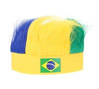 Filet à Postiche Respirant Polyester, pour Fans de Football | Maille Élastique, Maintien Discret des Cheveux Naturels, pour Cosplay, Fêtes à Thème et Soutien en Tribune