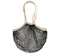 Filet à provision maillage nid d'abeille PINTO bicolore noir et beige