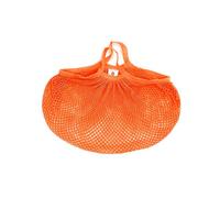 Filet à provisions en coton bio - Sac de courses réutilisable orange