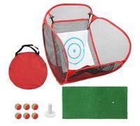 Filet à puces - Aide à l'entraînement pliable - Filet d'entraînement pour et approches - Pour père, grand-père, mari ainsi que les golfeurs débutants et amateurs de golf pour une
