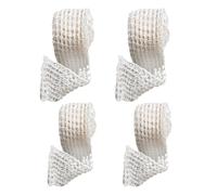 Filet à viande, rouleau de filet à viande | Filet de cuisson élastique 4 rouleaux | Rouleau de filet de bœuf, filet de jambon de volaille à viande fumée, filet de ficelle de boucher à viande de 1 m +