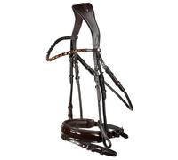 Filet anatomique pour cheval Horze Clermont Marron Cob