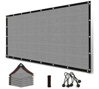 Filet Anti-Chaleur 4x5m, Toile d'Ombrage avec Oeillets Voile d'Ombrage 90% Protection UV pour Toiture, Carport, Pergola et Jardin, balcons et poulaillers Animaux et Piscine(Gris,1x3.0m)