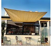 Filet Anti Chaleur Sable 4x6 Filet d'ombrage Serre Voile d Ombrage Rectangulaire Ventilation Bâche D'ombrage Respirant Filet Solaire Serre Jardin Pergola Cour,beige-4x5m