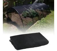 Filet Anti Insecte, Tissu moustiquaire Filet Anti Moustique de Contre Insectes et Oiseaux Filets pour Jardin Toile Moustiquaire pour la Protection des Plante Fleur Légume et Fruit (2.4 m x 6 m, Noir)
