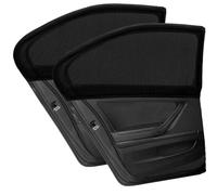 Filet Anti-Insectes pour Vitres de Voiture pour Renault Clio III 2009-2013, Pare-Soleil de Fenêtre Latérale de Voiture Chaussettes de Fenêtre en Maille,Two Front Windows