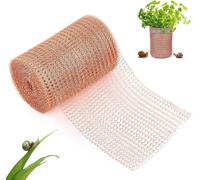 Filet Anti Limaces et Escargots, 12.7cm x 6m Ruban Cuivre Anti Limace, Ruban de Cuivre Contre Les Escargots, Barriere Anti Limace pour Jardin Protection
