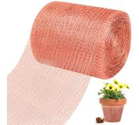 Filet Anti Limaces et Escargots 127mm x 6m, Barriere Protection Rongeur Grillage Anti Maille Double, Ruban Cuivre Contre pour Rat & Insectes, Bande Mesh Piege pour Jardin, Poulailler, Maison, Potager