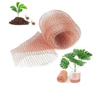 Filet Anti Limaces et Escargots en Cuivre Pur 100% - Ruban de Cuivre Tricot 10m pour Protection Contre Les Escargots