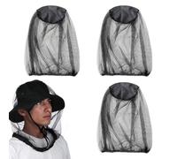 Filet Anti-Moustique pour la tête pour Protection Contre Les Insectes, Les Mouches et Les nuisibles - insect ecran, epuisette, Filet en Maille de qualité pour Les Voyages, Le Camping, Le Jardinage