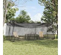 vidaXL Moustiquaire d'extérieur 220 mailles 300x300x250 cm pour lit et voyage, portable