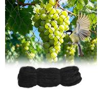 Filet Anti Oiseaux, 4mx10m Filet Protection Oiseaux, Filet Jardin Potager, Filet Poules de Protection, pour Verger, Potager, Etang à Poissons, Arbre Fruitier, Maille Fines de 2 x 2 cm, Noir (4 * 10M)