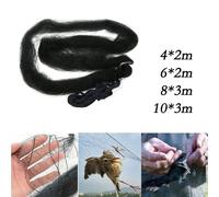 Filet Anti-Oiseaux En Nylon Noir,Attrape-Fleurs,Mailles De Jardin,Protection Des Cultures Fruitières Et Des Plantes,Pièges De Pêche,2 Pièces - Type 4x2m