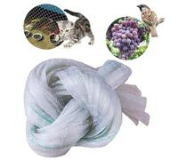 Filet anti-oiseaux en nylon pour jardin et verger - Maille de 2 cm - 10 m x 6 m - Protège les fruits, les légumes et la volaille contre les cerfs et la faune - Solution de protection durable et légère