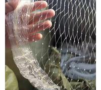 Filet anti-oiseaux en nylon résistant aux UV 5 m x 10 m pour fruits, légumes et volailles - Maille de 2,5 cm - Durable et réutilisable - Protection extérieure