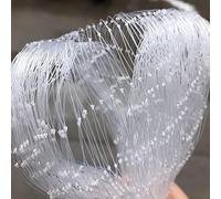 Filet Anti-Oiseaux Filet de Jardin Extra Large 3/ 5/ 7/ 10/ 15 /20/ 25 /30/ 35/ 40 Cm de Large, Fabrication en Nylon Blanche Lourde D'oiseau D'anti, Filet pour Volailles/plantes/Arbres Fruitiers(5x15m