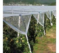 Filet AntigrêLe Anti Insecte Potager, Filet Anti Oiseaux pour la Protection des Plantes Bassin Fleurs Légumes et Fruits, Blanc(4x5m)