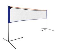 Filet Badminton Exterieur Portable, Filet Volley Piscine avec Poteaux, Filet Polyvalent pour Badminton, Tennis, Volley-Ball et Pickleball en Jardin(6.88ft/2.1m)