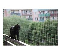Filet Balcon pour les Chats et les Oiseaux 5x5 M + 50 FastNet© + 1 Tube silicone 80ml
