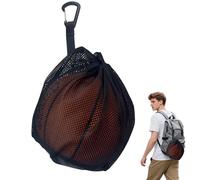 Filet Ballon,Sac de Basket-ball Filets à Balles Portablesr Football Balle Réseau Adultes Les Enfants Tennis Dos Pare Foot,pour Ballons Handball Natation Range Accroche Rangement Exterieur But Cage