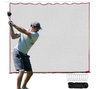 Filet Baseball 10x10FT Polyester - Filet Entraînement Softball Multi Sport | Cage Frappeur Lancer Défense Jardin | Accessoire Sport Extérieur Baseball Football Badminton