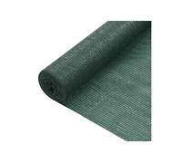 vidaXL Filet Brise-vue Filet d'Ombrage Filet d'Intimité Pare-vue de Jardin Terrasse Balcon Extérieur Perméable au Vent Vert 2x25 m PEHD 75 g/m² Vert G