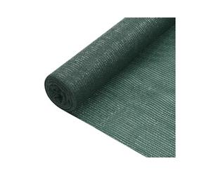 Filet Brise-vue Filet d'Ombrage Filet d'Intimité Pare-vue de Jardin Terrasse Balcon Extérieur Perméable au Vent Vert 1,5x10 m PEHD 75 g/m²