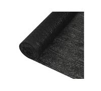 Filet brise-vue Noir 1,8x25 m PEHD 195 g/m²