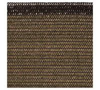 Filet Brise Vue Occultant - TENAX - Soleado - Noir - Corten - 500x0,1x100 cm