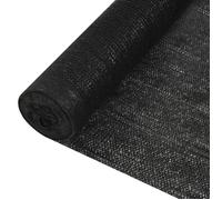 Filet brise-vue - vidaXL - 1,5x25 m - PEHD 150 g/m² - Résistant aux UV - Couleur Noir