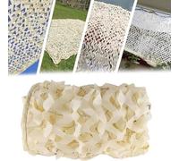 Filet Camouflage Beige Renforcé,3x3m 3x5m 6x4m 5x10m Camouflage Militaire Voile Ombrage Camouflage pour Chasse DéCoration Camouflage Photographie AnimalièRe Terrasse Protection Jardin